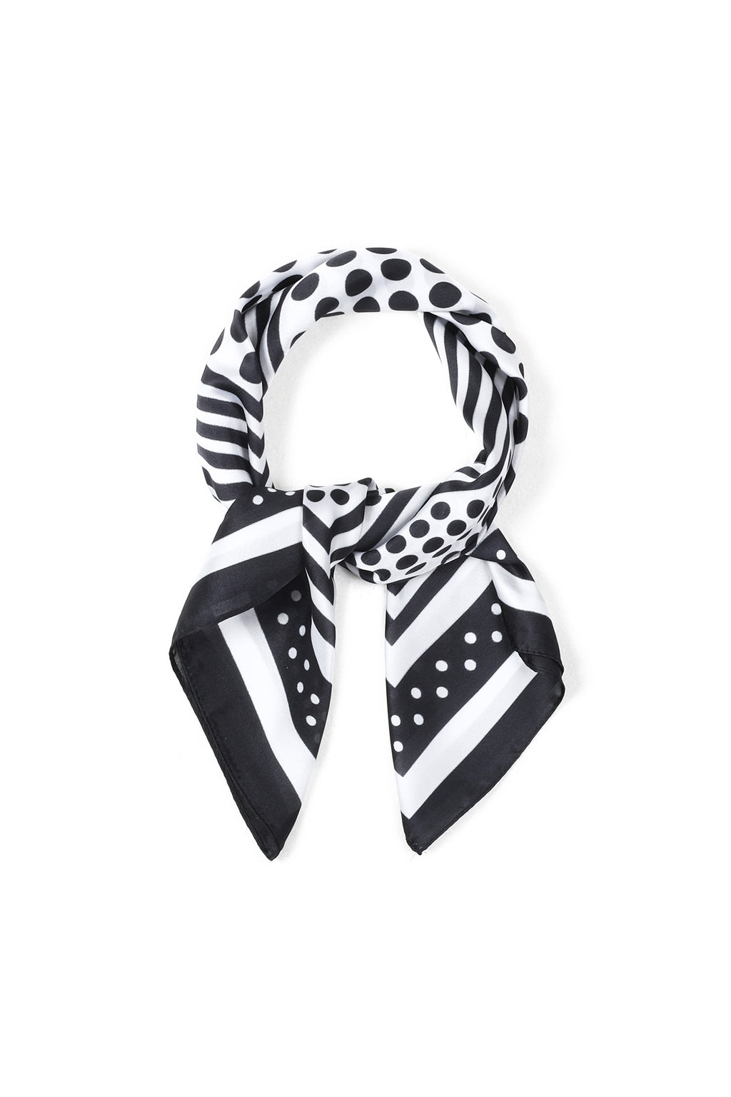 Écharpes d'été à pois, simples, en polyester, accessoires du quotidien