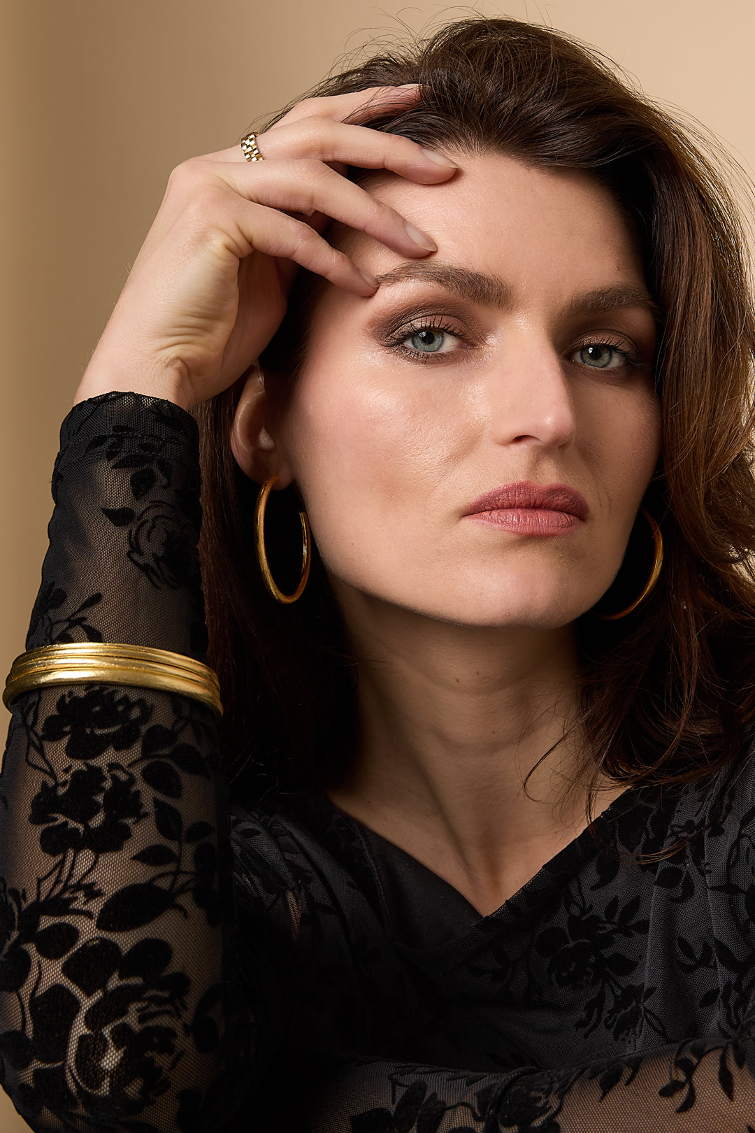 Bracelet à effet brossé - 6 mm