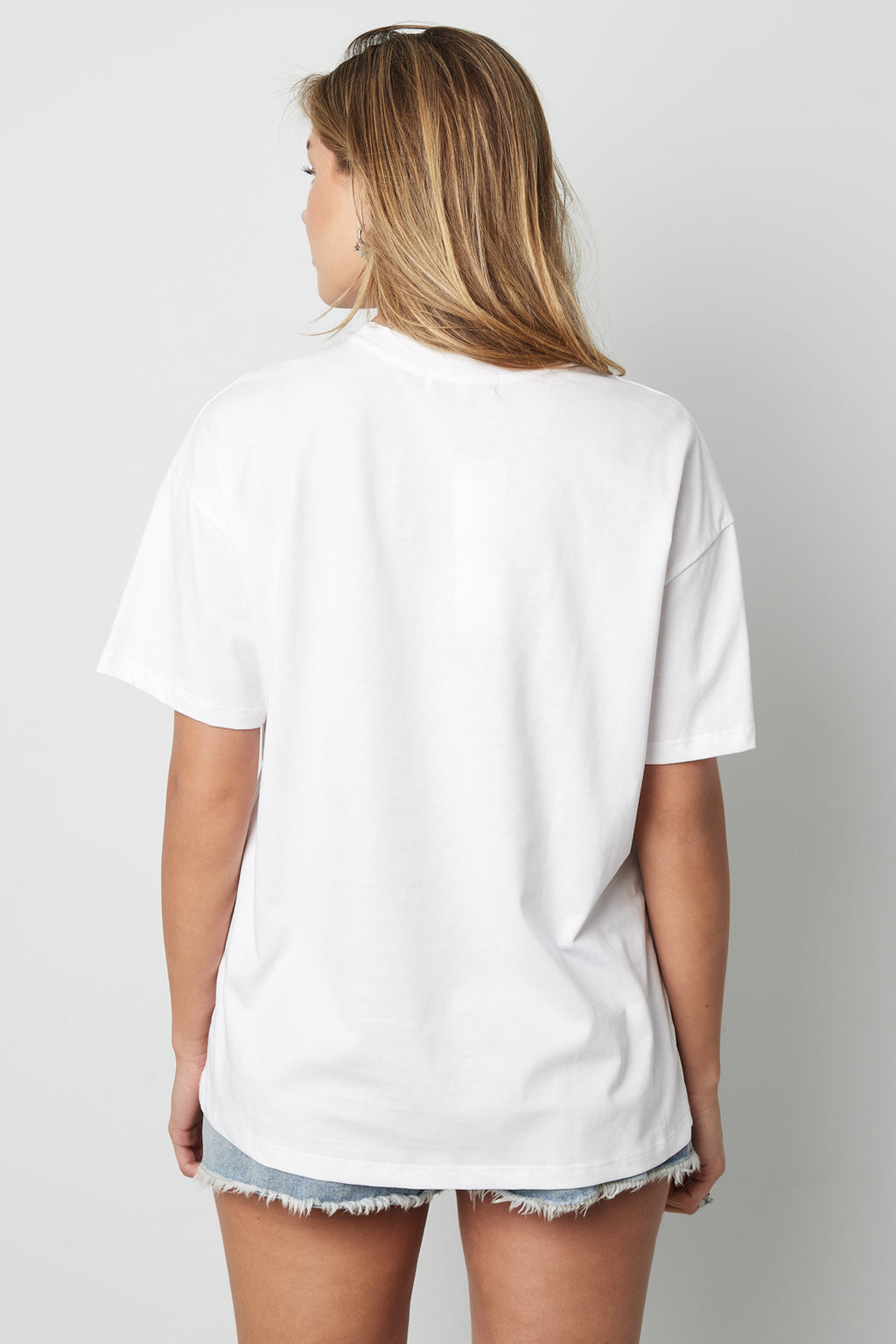 Coton T-shirt Femme Printemps/Été Lettres