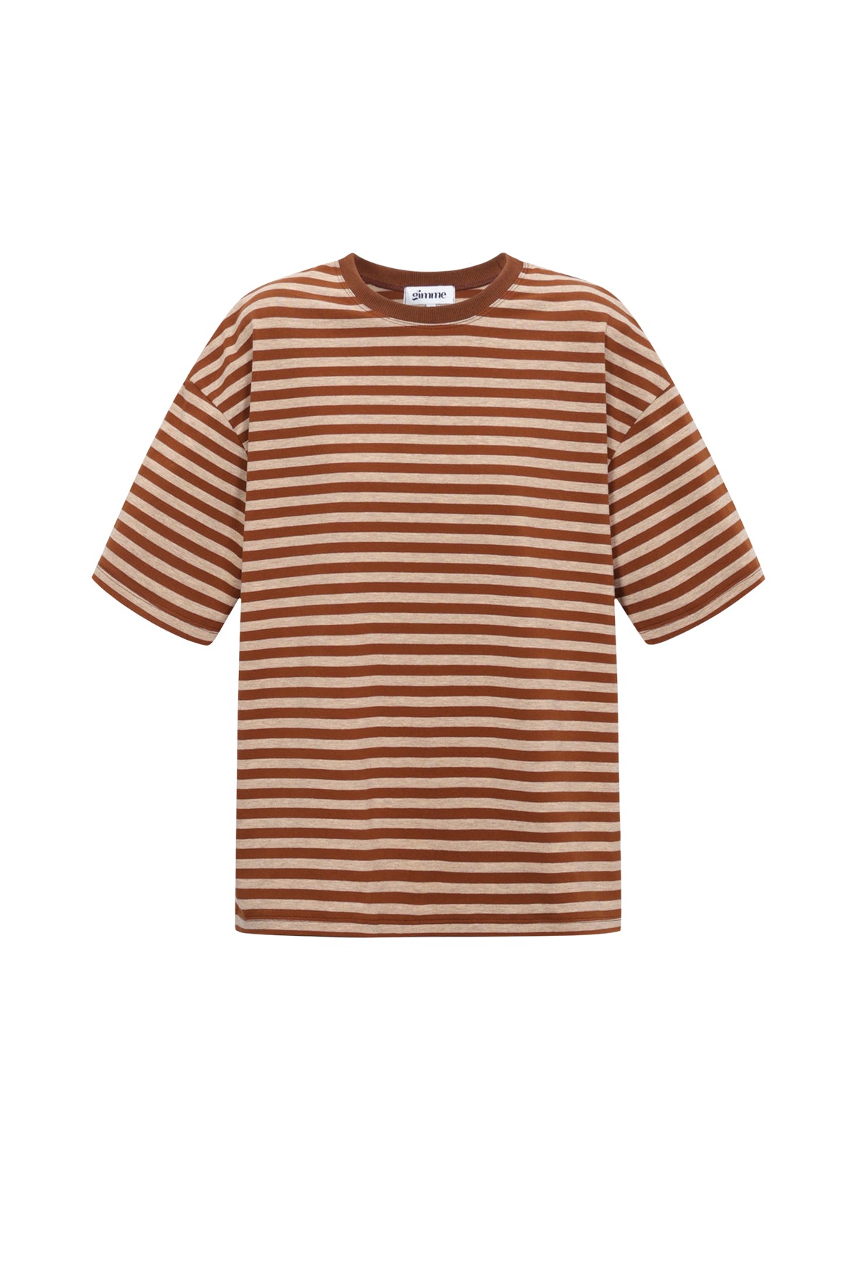 Le t-shirt rayé coloré
