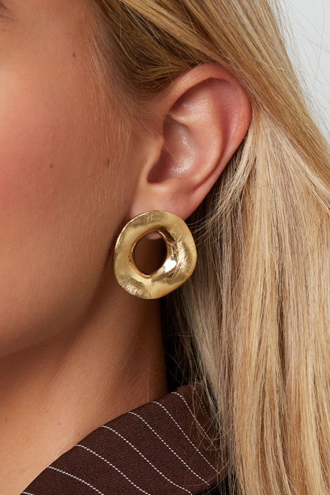 Boucles d'oreilles à tige rondes