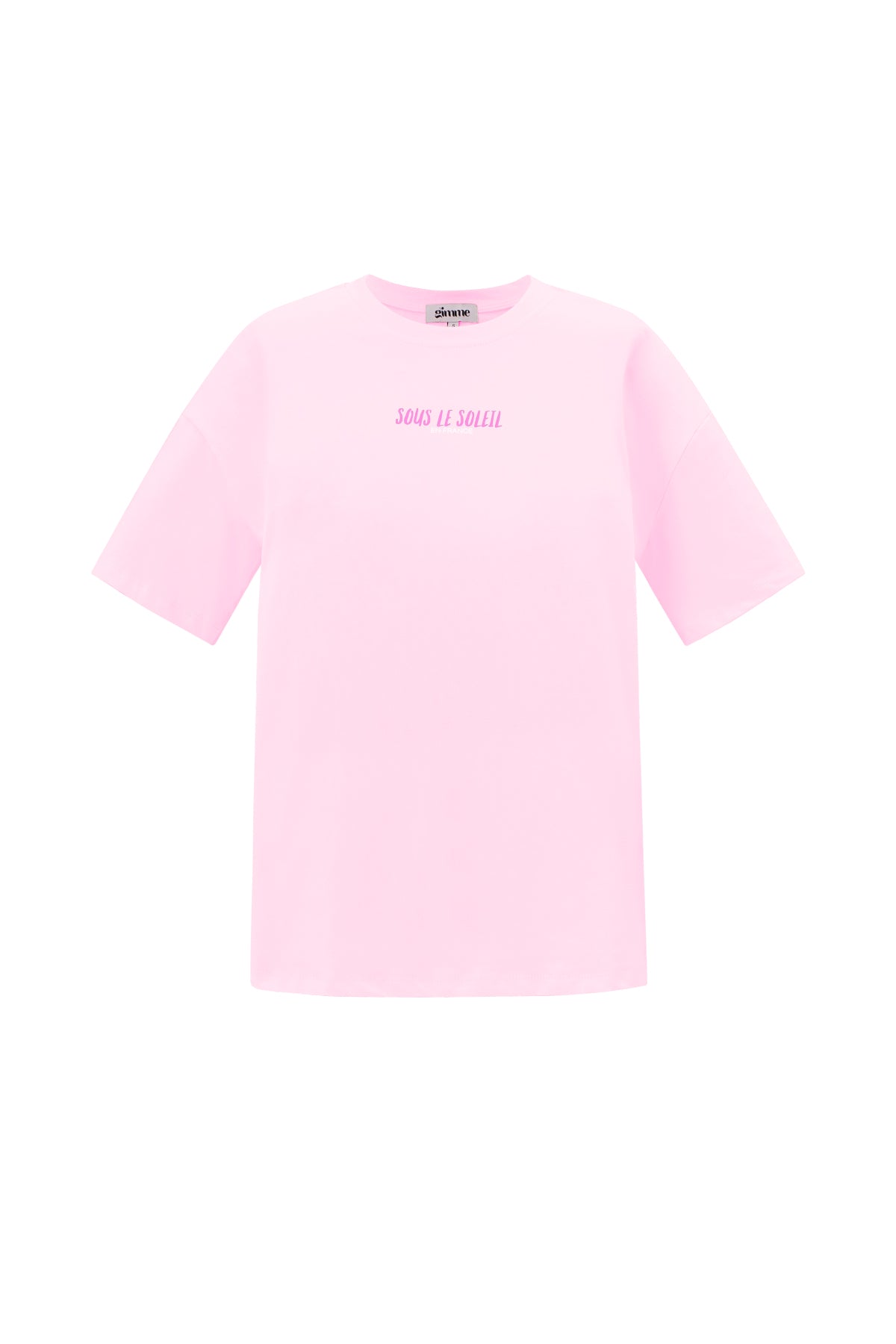 Coton Tricoté T-shirt Femme Casual Lettres