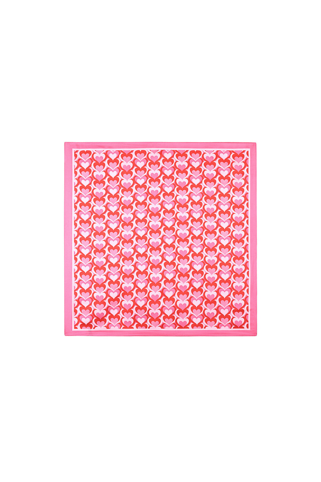 Écharpes d'été à motif cœur, en polyester décontracté, accessoires du quotidien