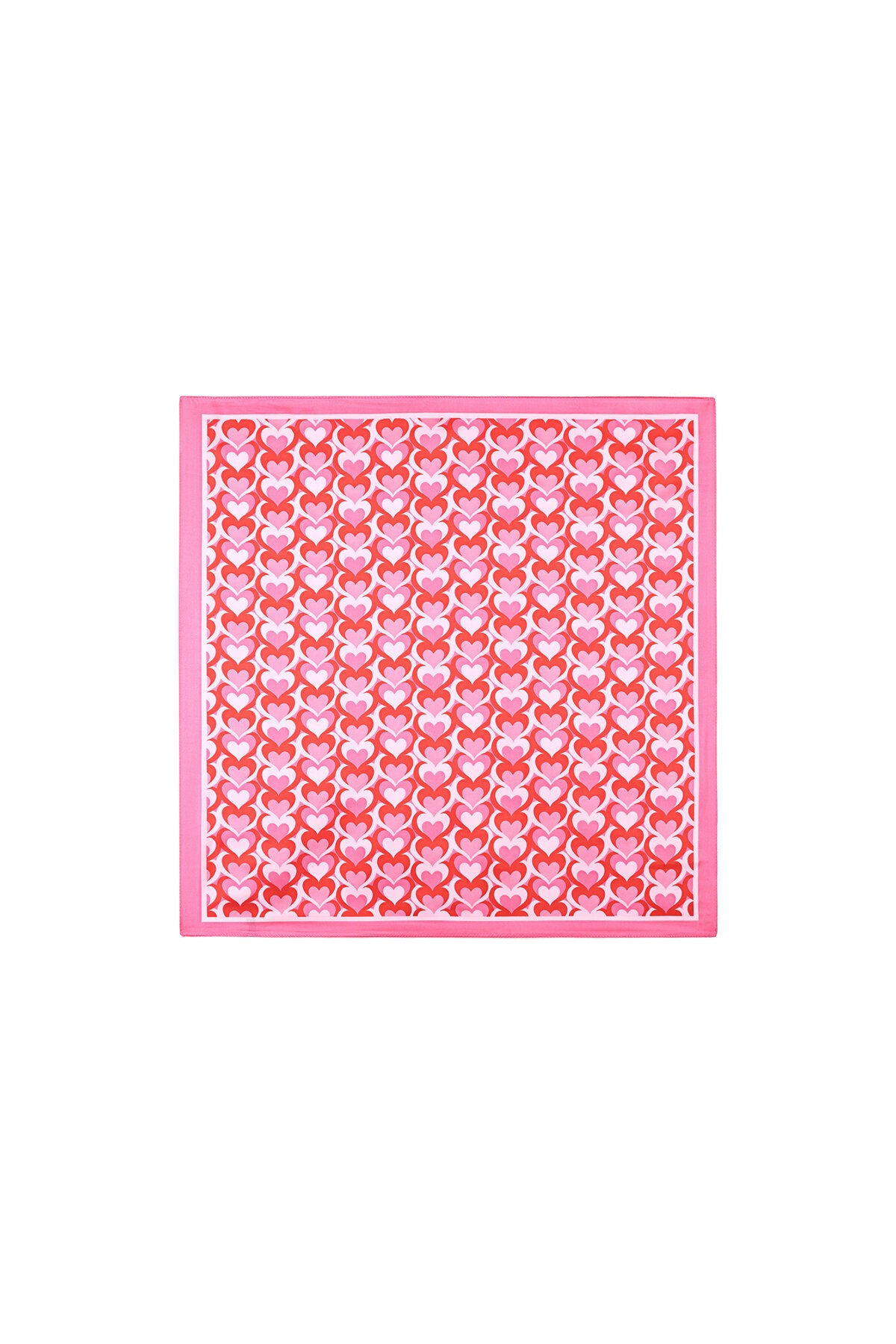 Écharpes d'été à motif cœur, en polyester décontracté, accessoires du quotidien