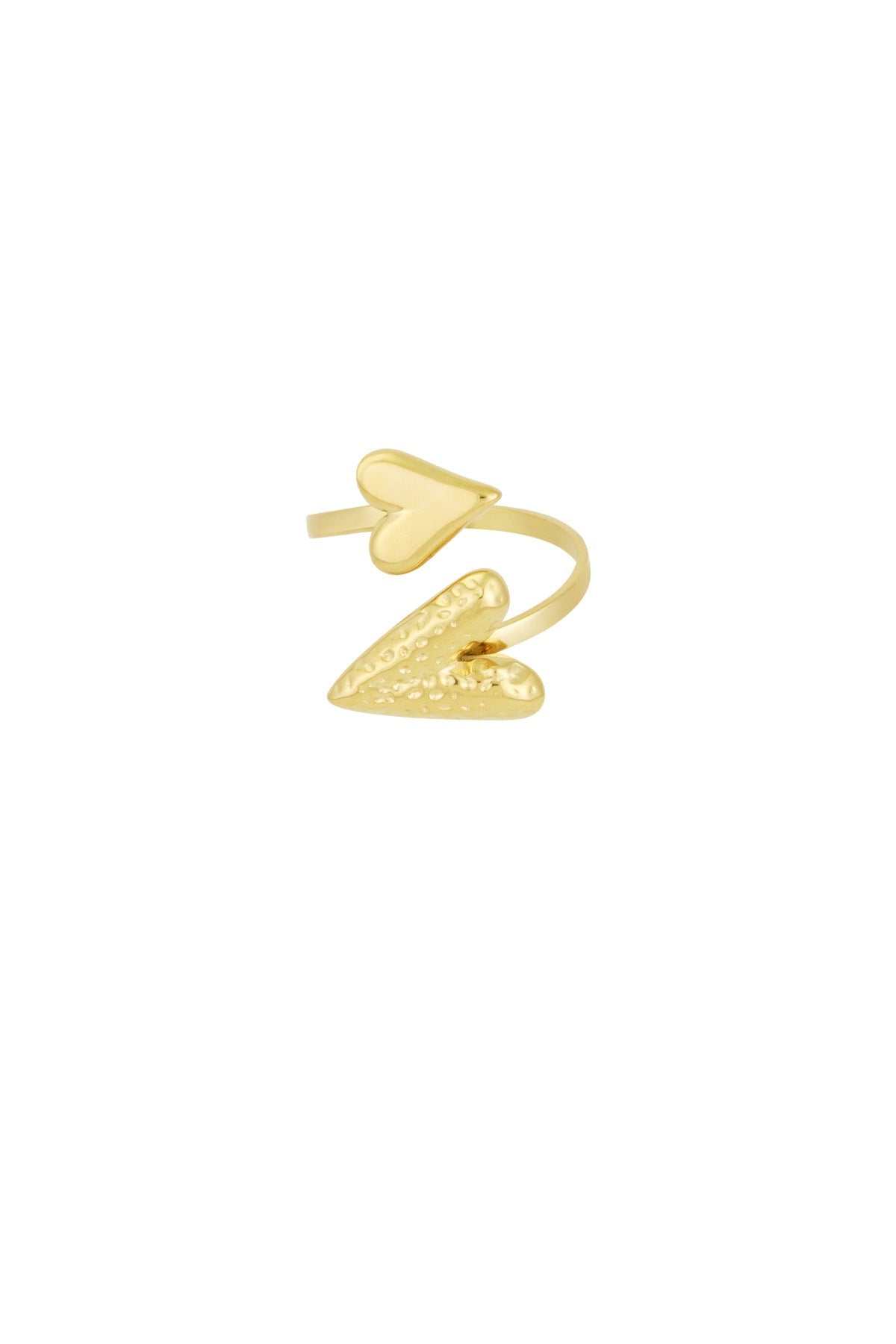 bague en double coeurs - Apollodrop