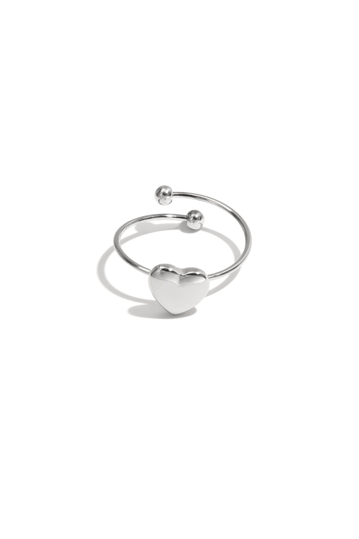 Bague simple en forme de petit cœur - Apollodrop