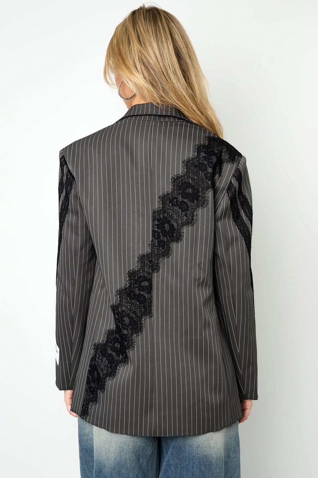 Blazer à rayures marron - Apollodrop