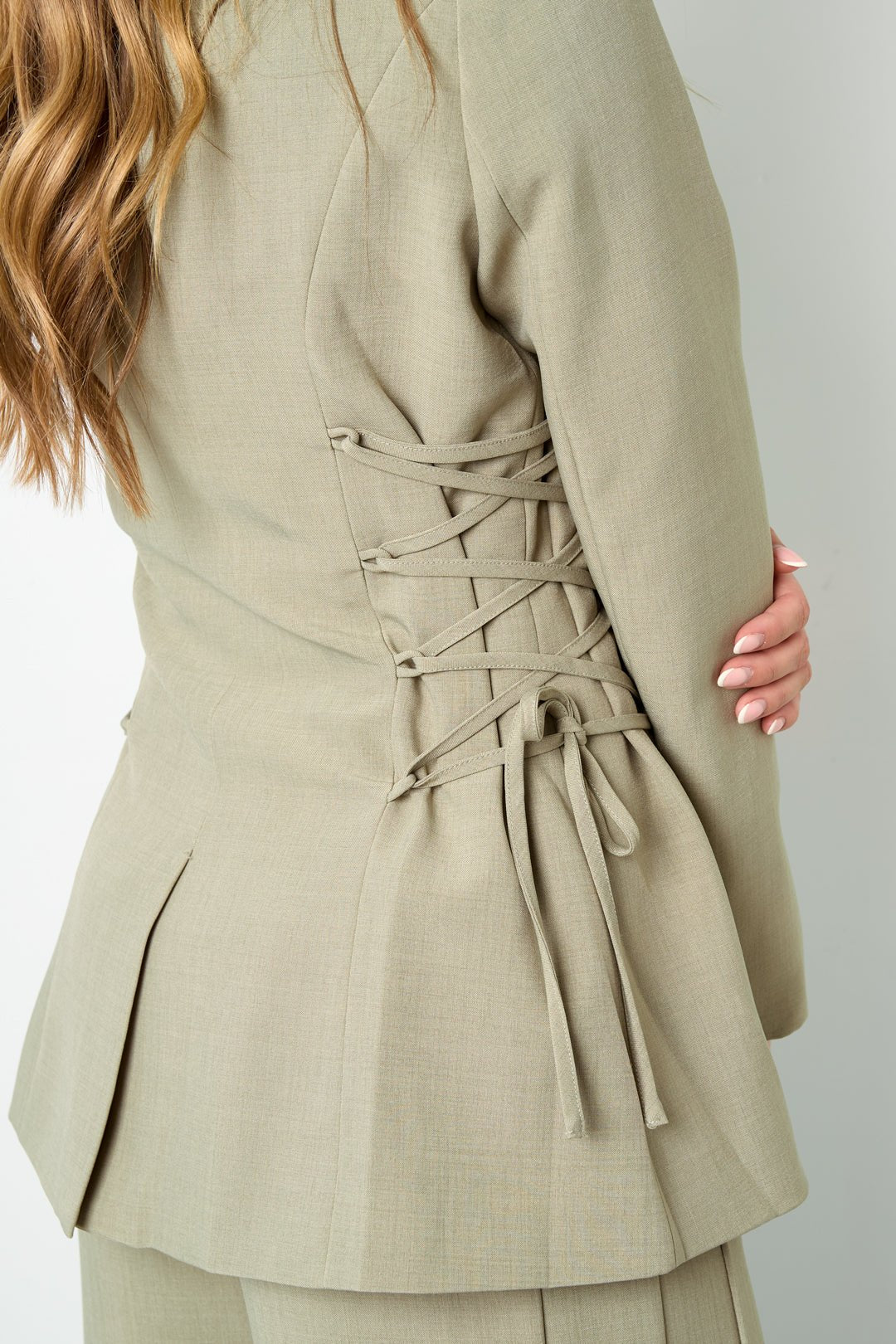 Blazer ajusté à lacets - Apollodrop