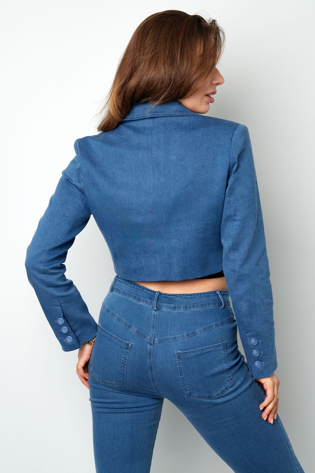 Blazer court en jean - Apollodrop
