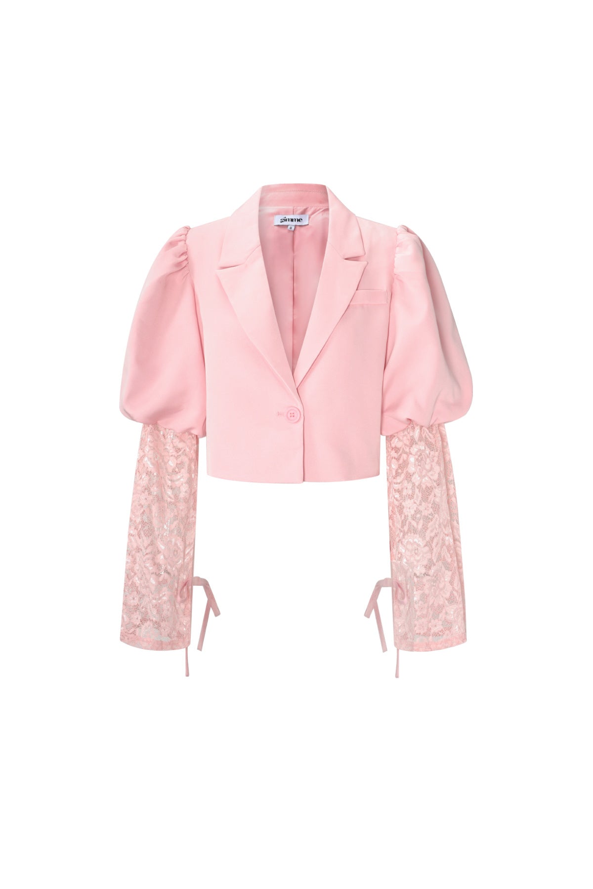 Blazer court tendance avec dentelle - Apollodrop