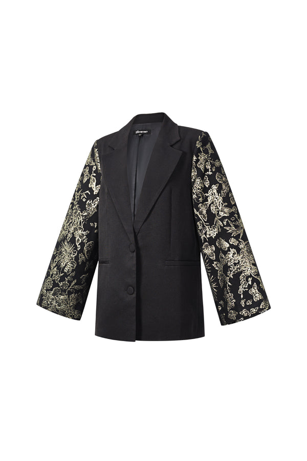 Blazer Élégant Jacquard
