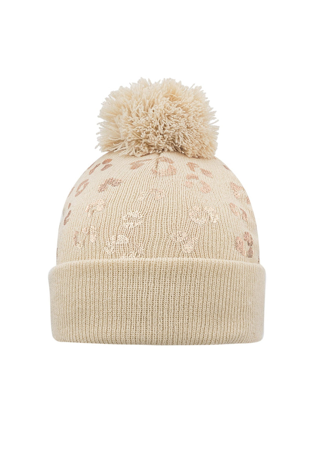 Bonnet imprimé tigre avec pompom - Apollodrop