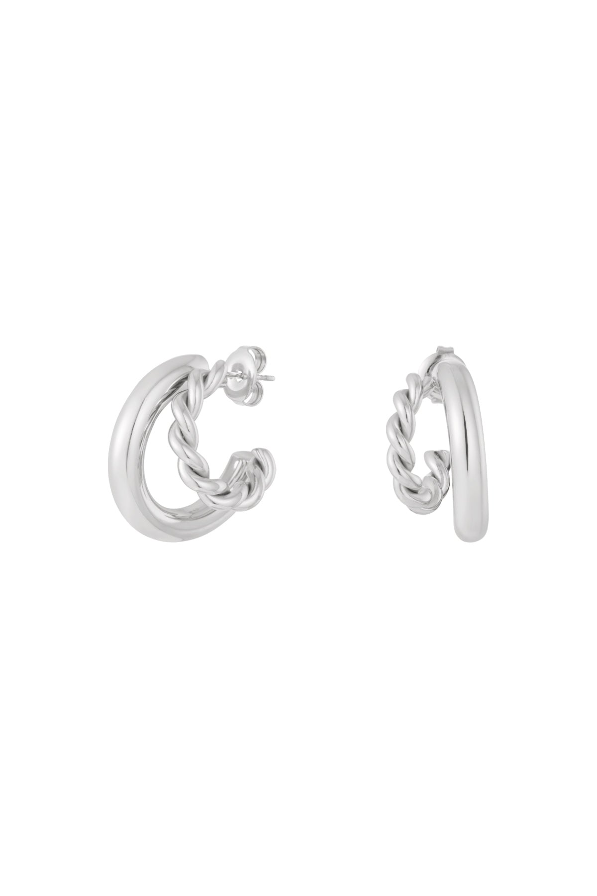 Boucles d'oreilles à doubles cercles - Apollodrop