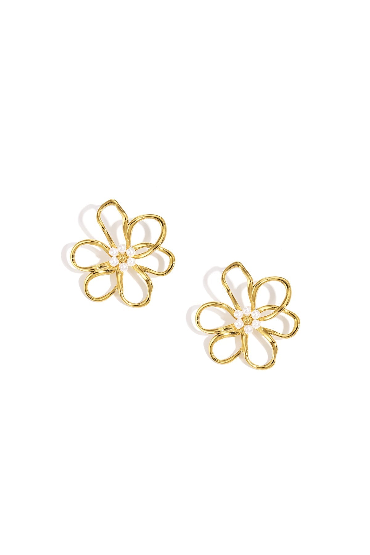 Boucles d'oreilles à motif Fleur - Apollodrop
