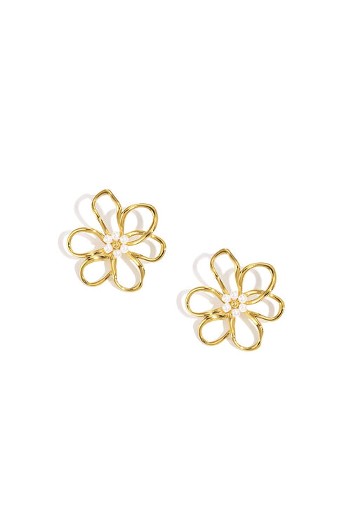 Boucles d'oreilles à motif Fleur - Apollodrop