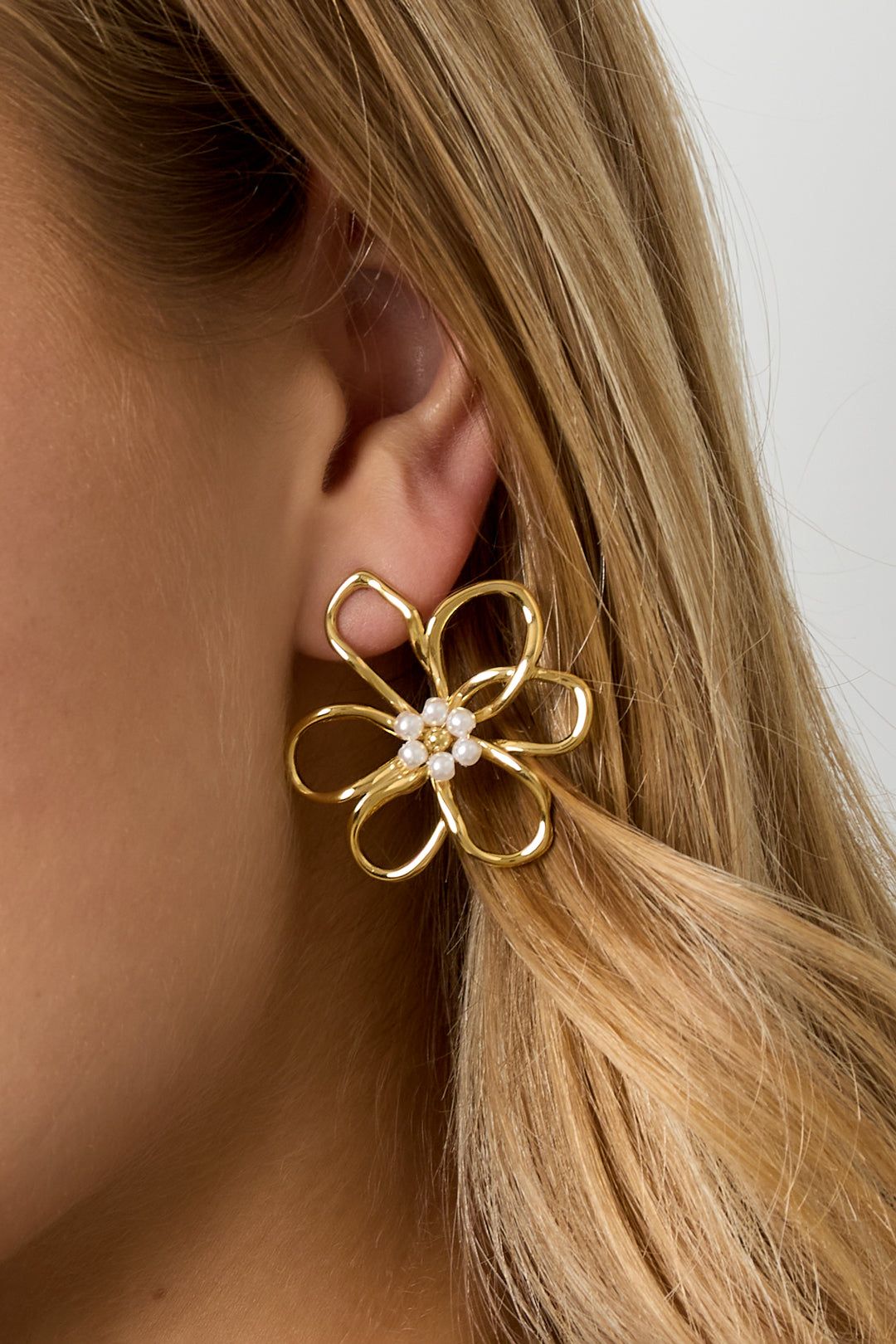 Boucles d'oreilles à motif Fleur - Apollodrop