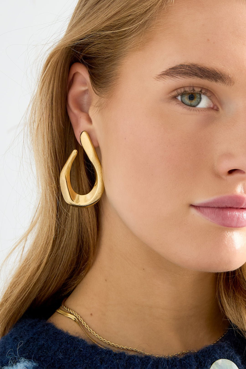 Boucles d'oreilles à tige de forme irrégulière - Apollodrop