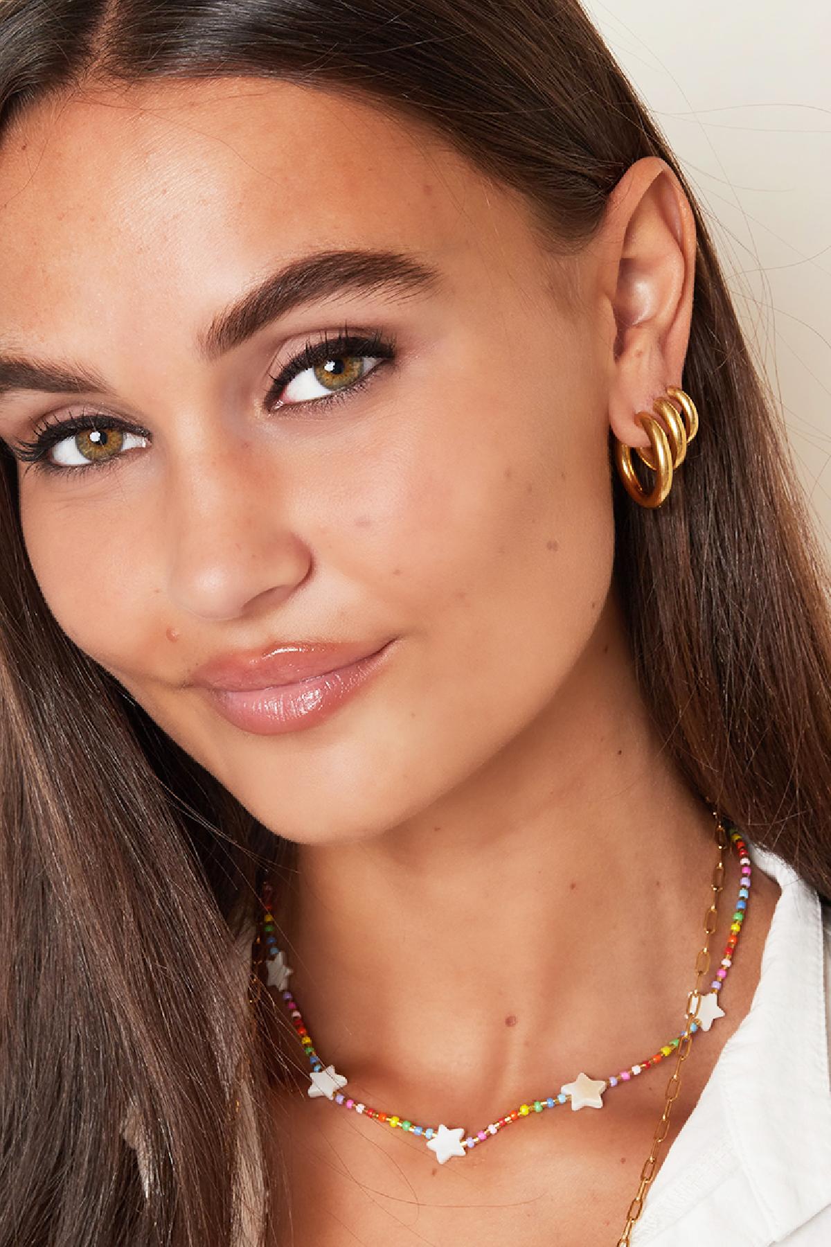 Boucles d'oreilles créoles basiques large - Apollodrop