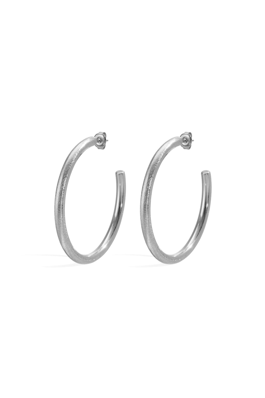 Boucles d'oreilles créoles cercle simple - Apollodrop