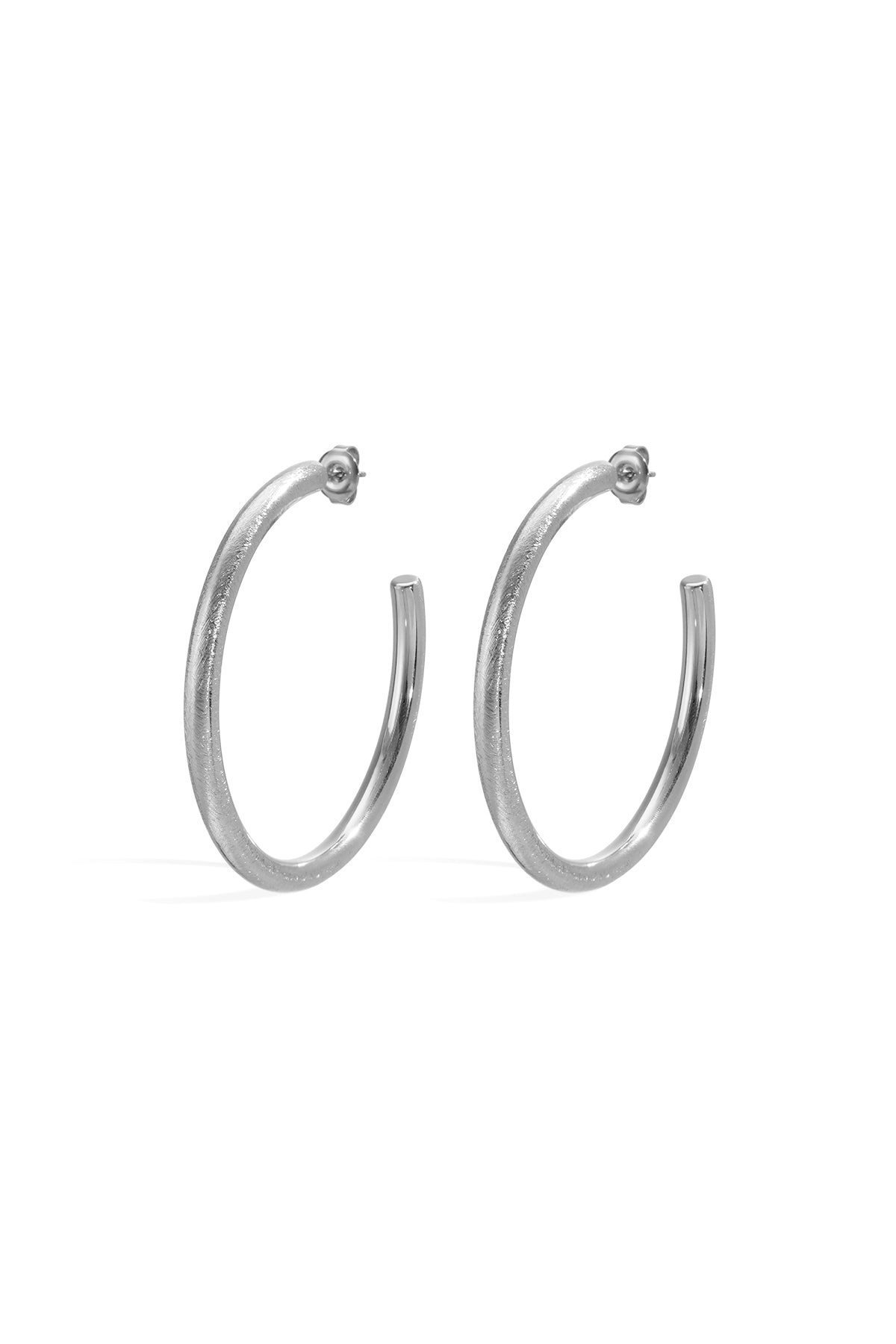 Boucles d'oreilles créoles cercle simple - Apollodrop