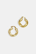 Boucles d'oreilles créoles de forme irrégulière - Apollodrop
