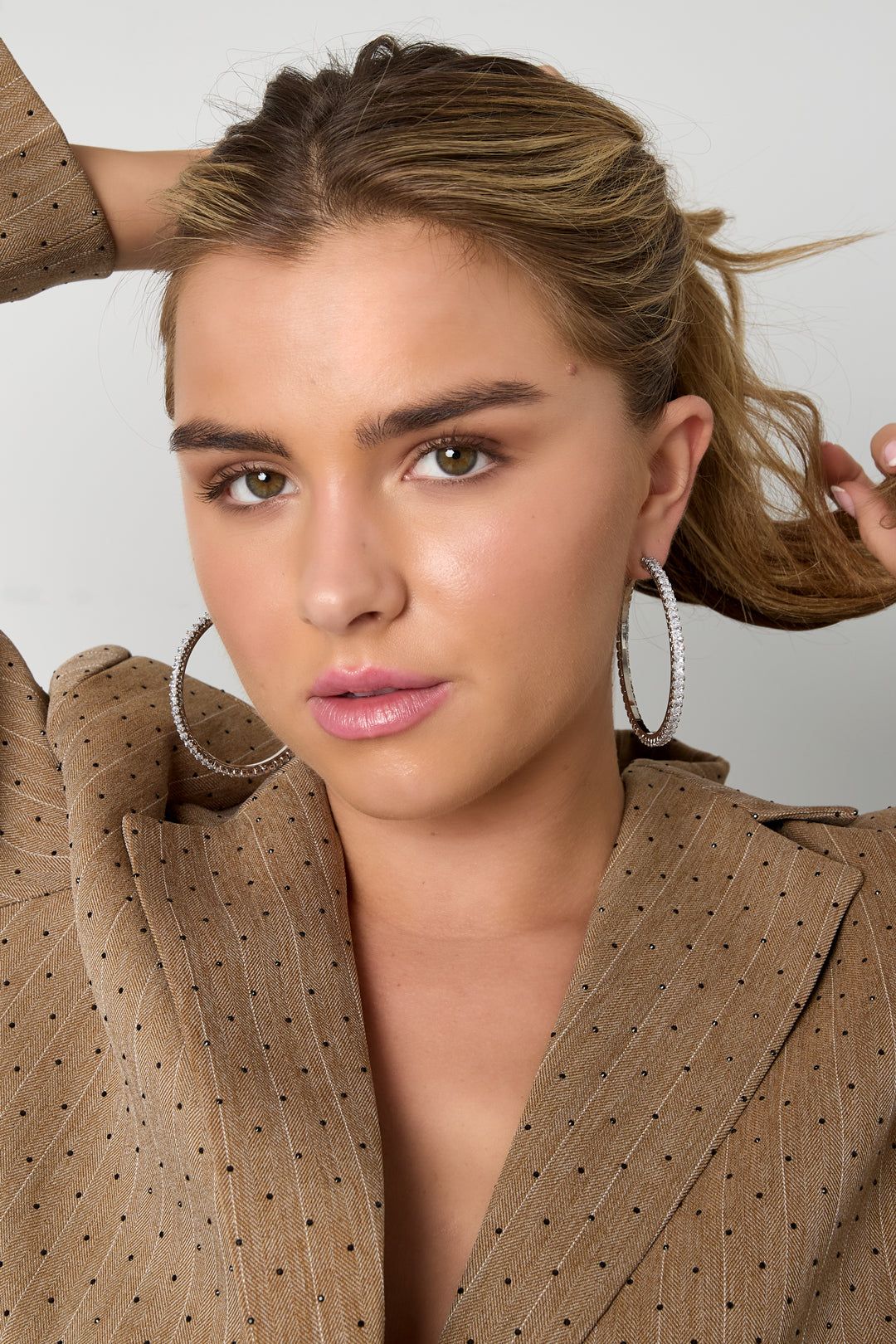 Boucles d'oreilles créoles en cuivre géométriques - Apollodrop