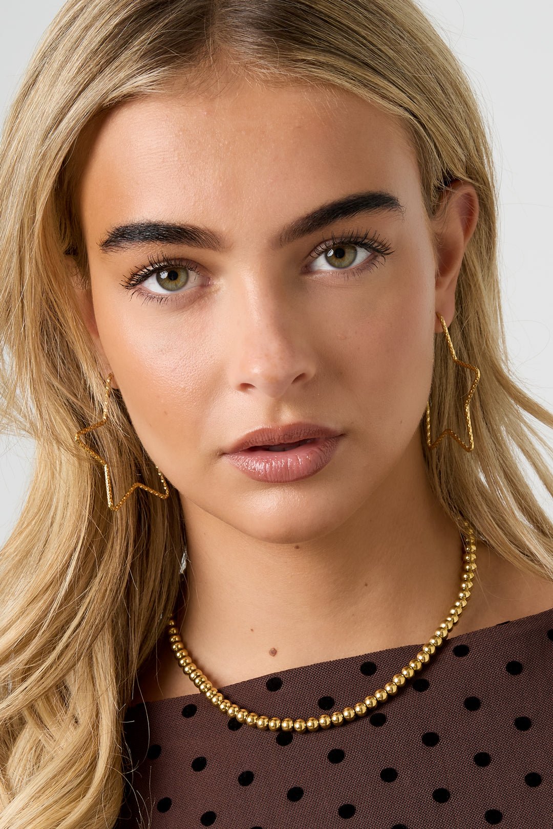 Boucles d'oreilles créoles en forme d'étoiles - Apollodrop