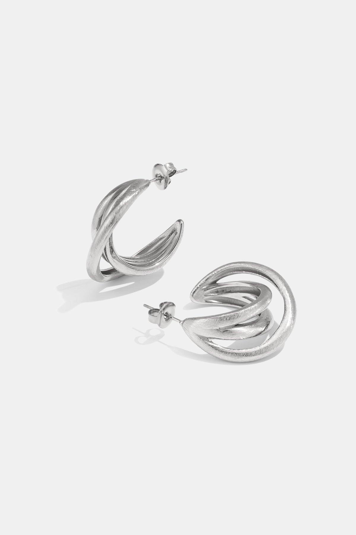 Boucles d'oreilles créoles lignes Casual - Apollodrop