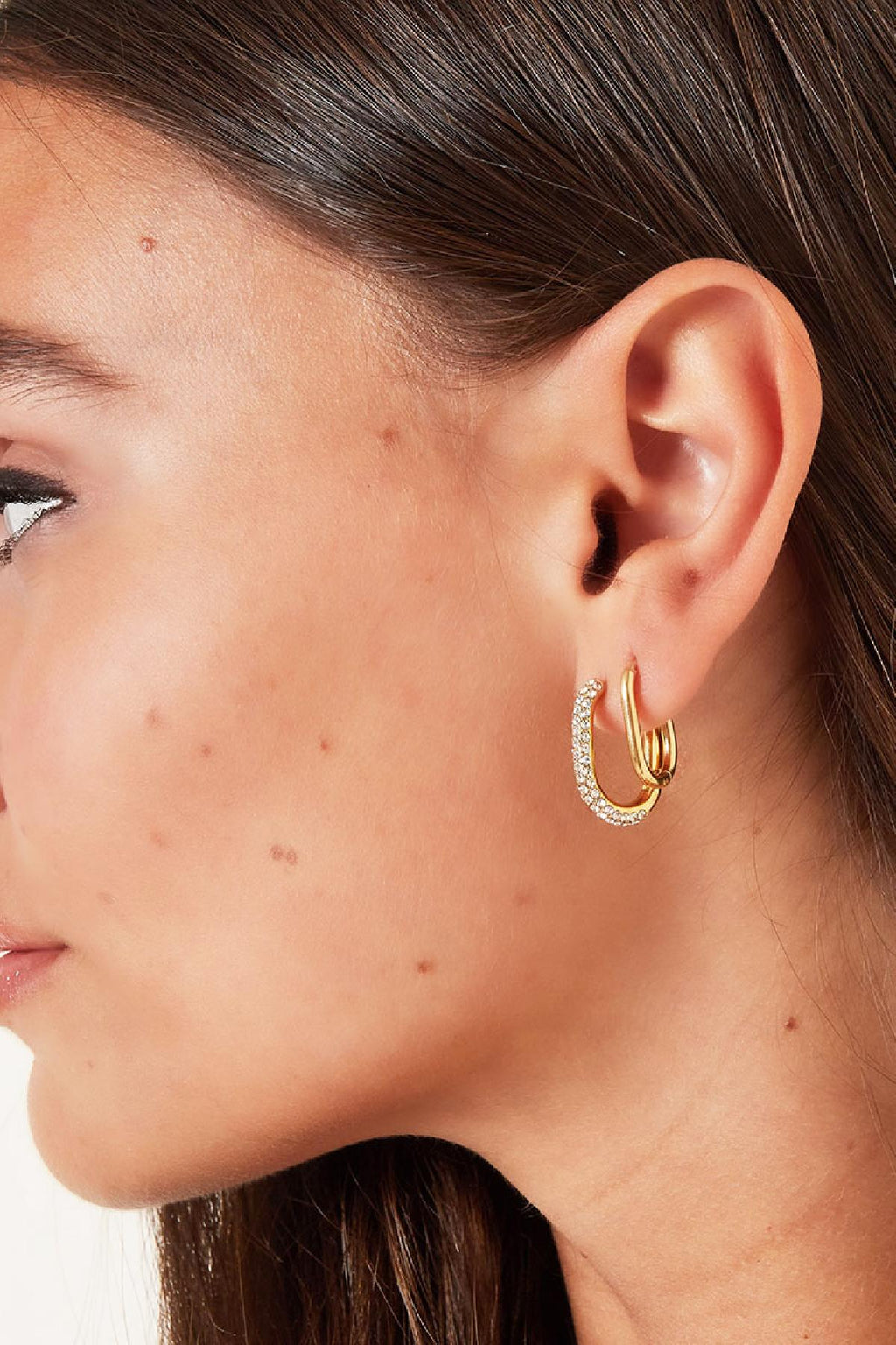 Boucles d'oreilles Créoles ovales - Apollodrop