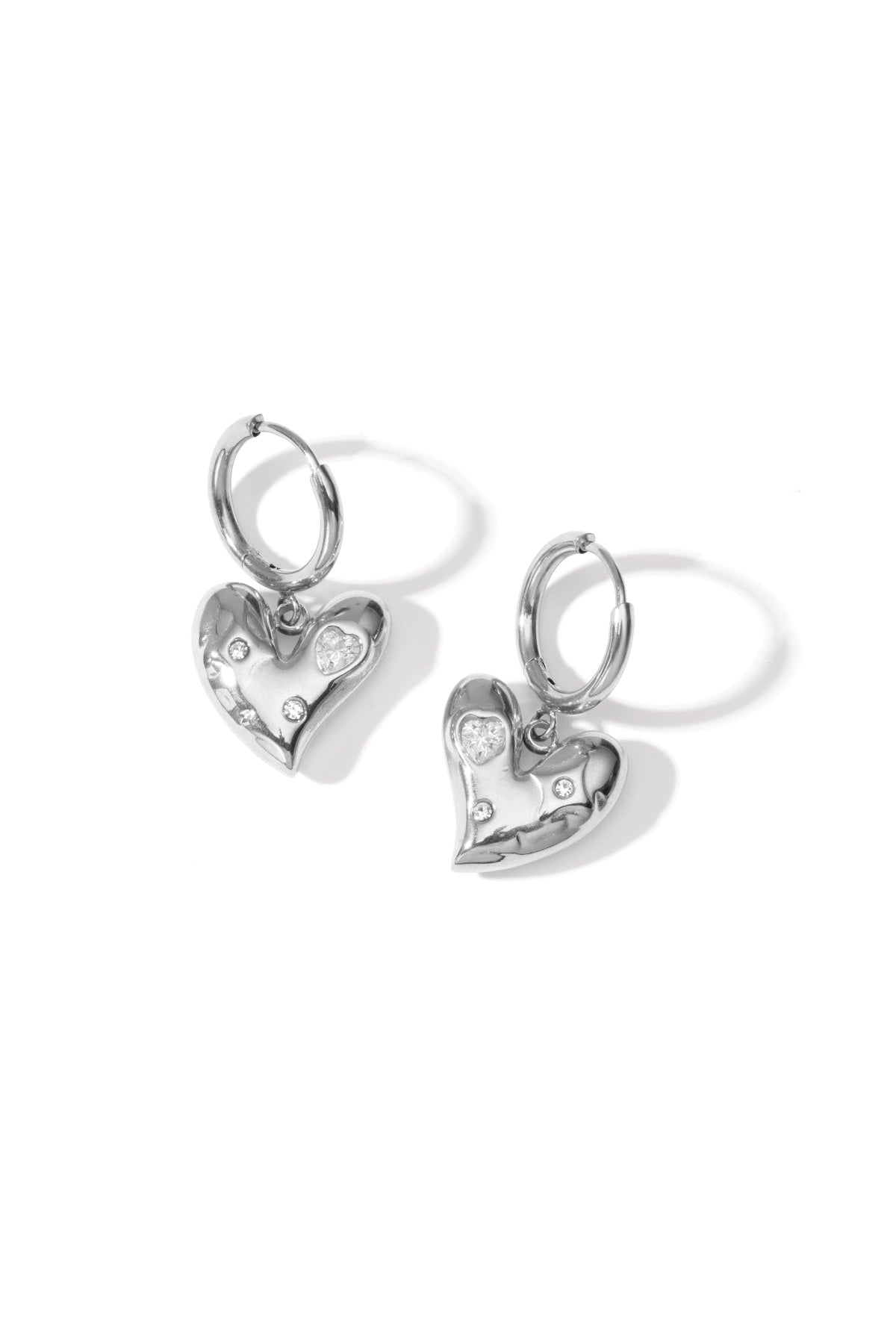 Boucles d'oreilles en forme de coeur - Apollodrop