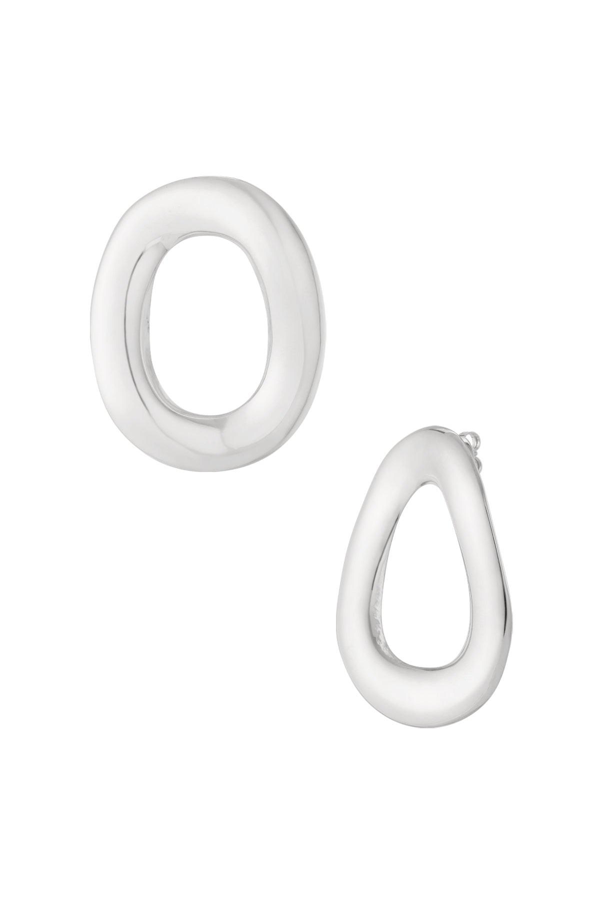 Boucles d'oreilles en forme de ronds irréguliers - Apollodrop