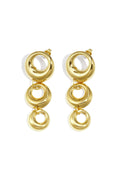 Boucles d'oreilles pendantes en forme de cercles - Apollodrop