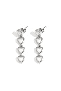 Boucles d'oreilles pendantes en forme de cœur - Apollodrop