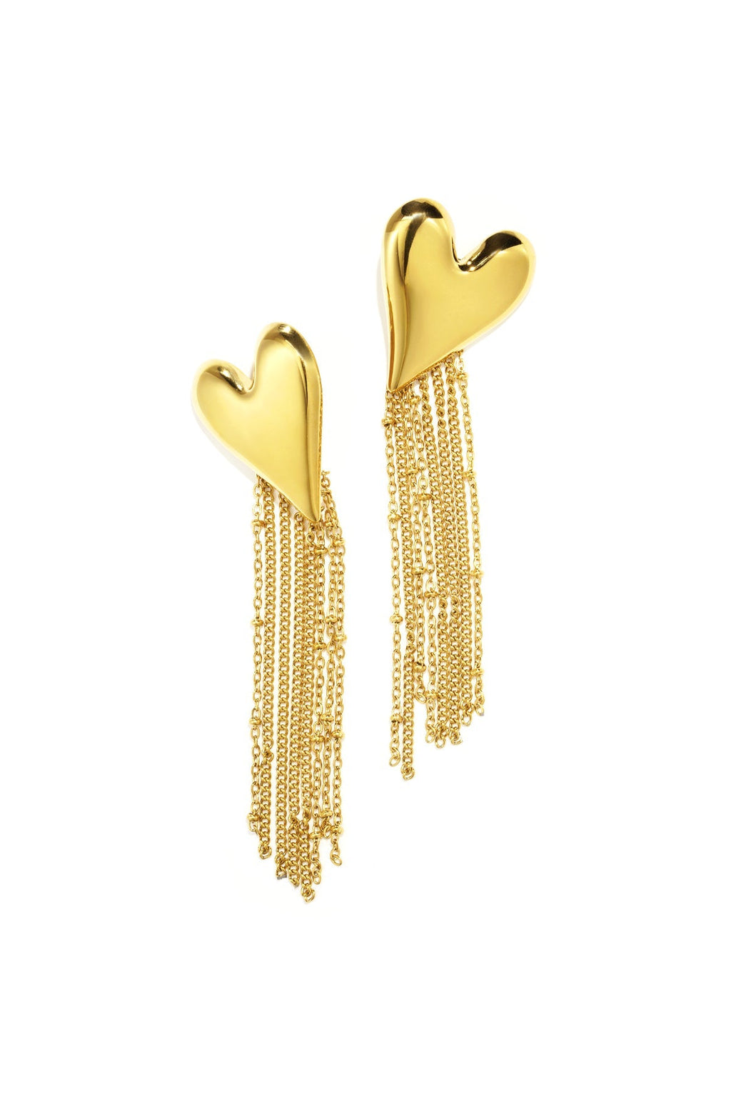 Boucles d'oreilles pendantes style cœur - Apollodrop
