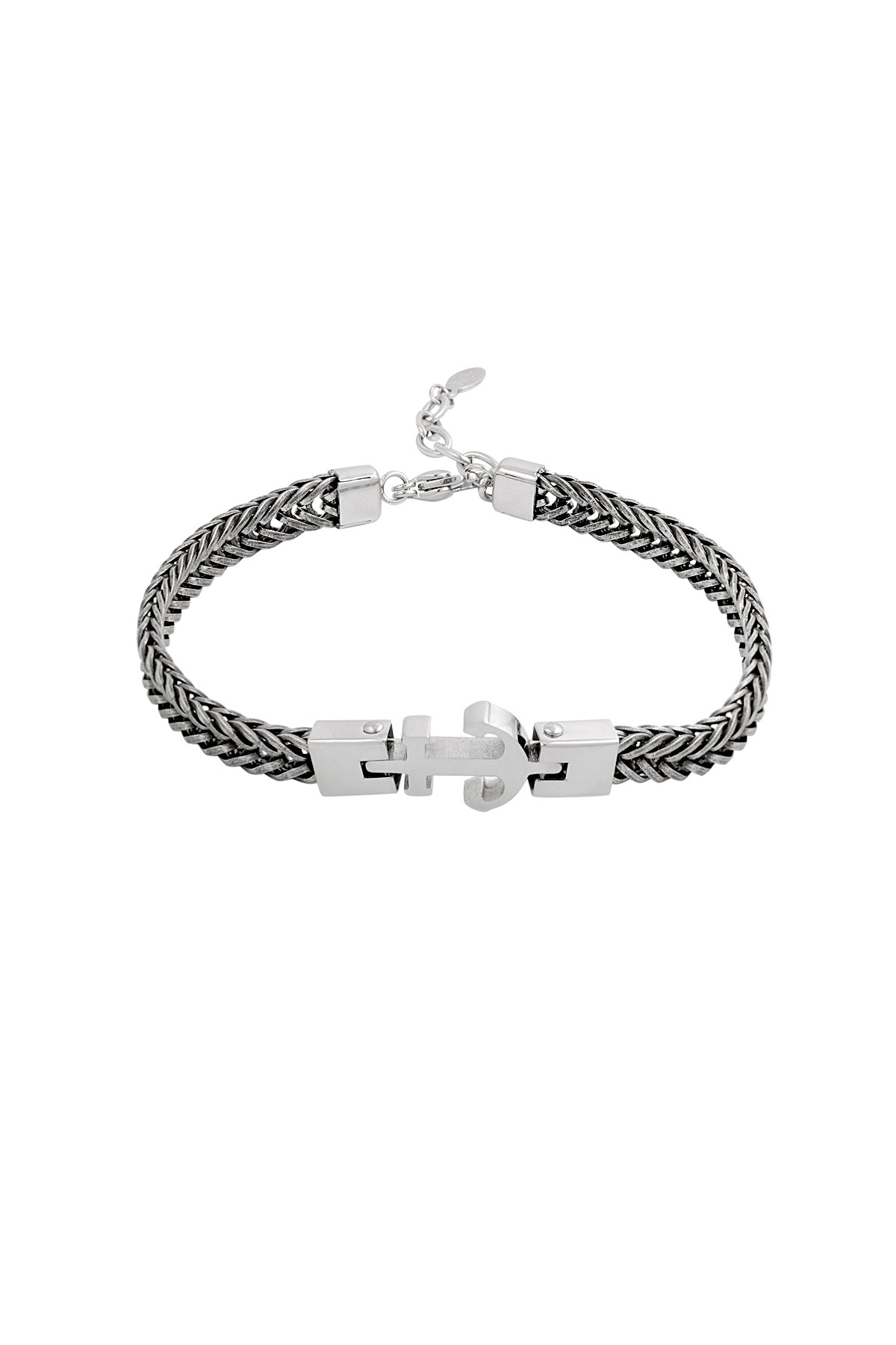 Bracelet avec manchette ancre pour homme - Apollodrop