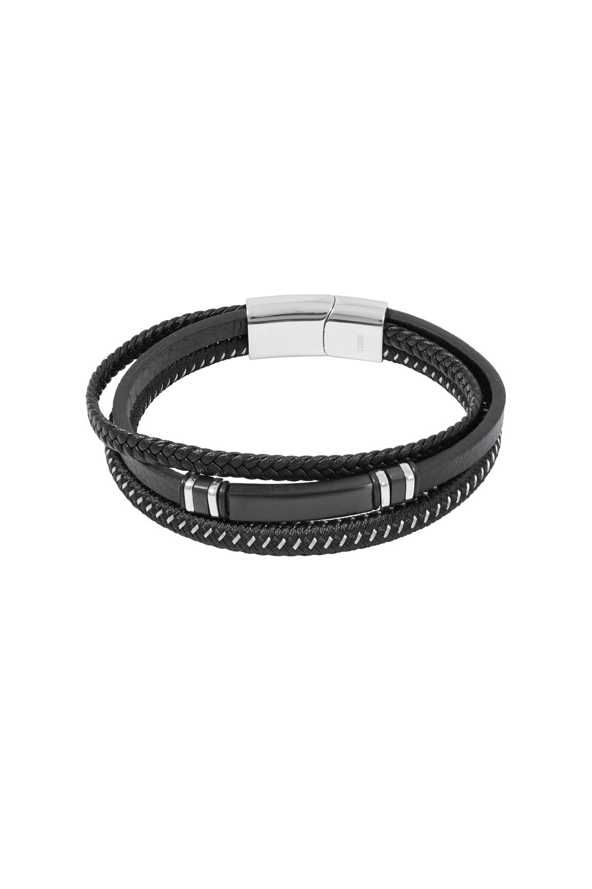 Bracelet homme double tressé casual - Apollodrop
