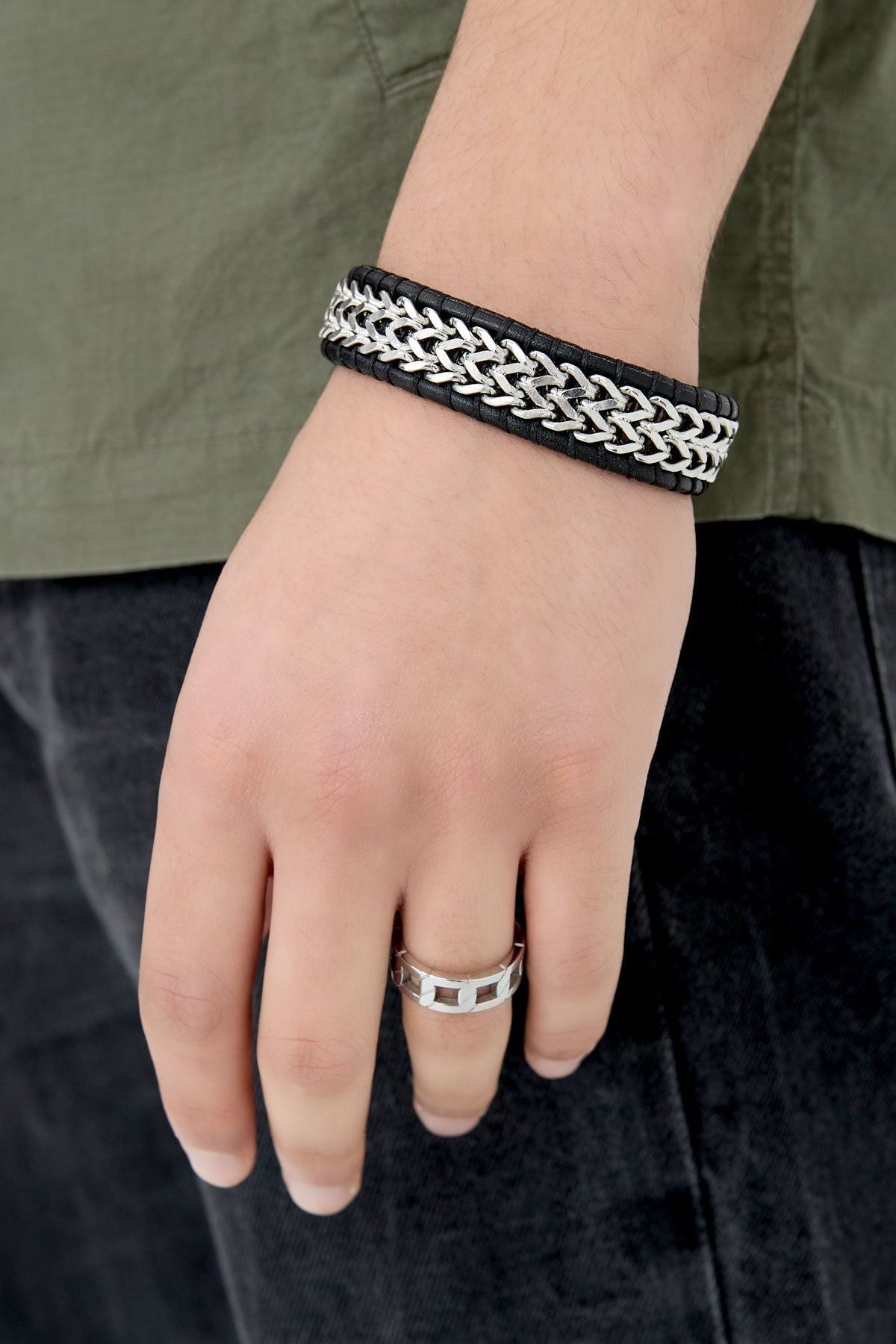 Bracelet homme en cuir - Apollodrop