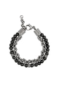 Bracelet homme Nexus - argent noir - Apollodrop