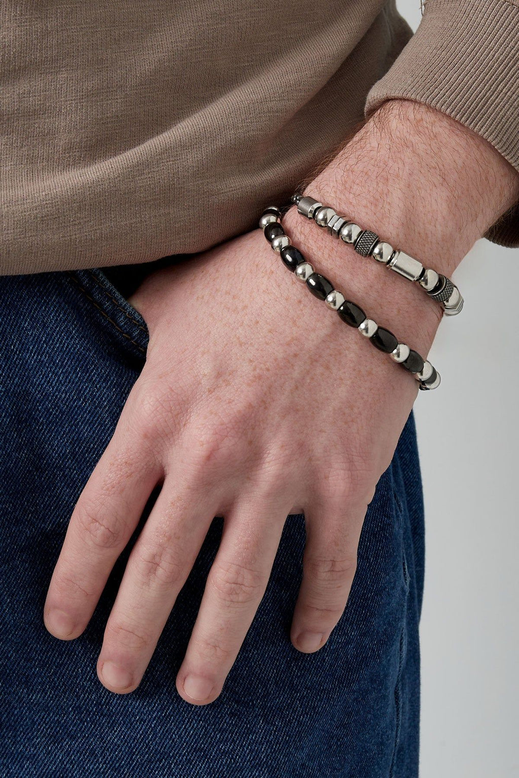 Bracelet homme oméga wrap - Apollodrop