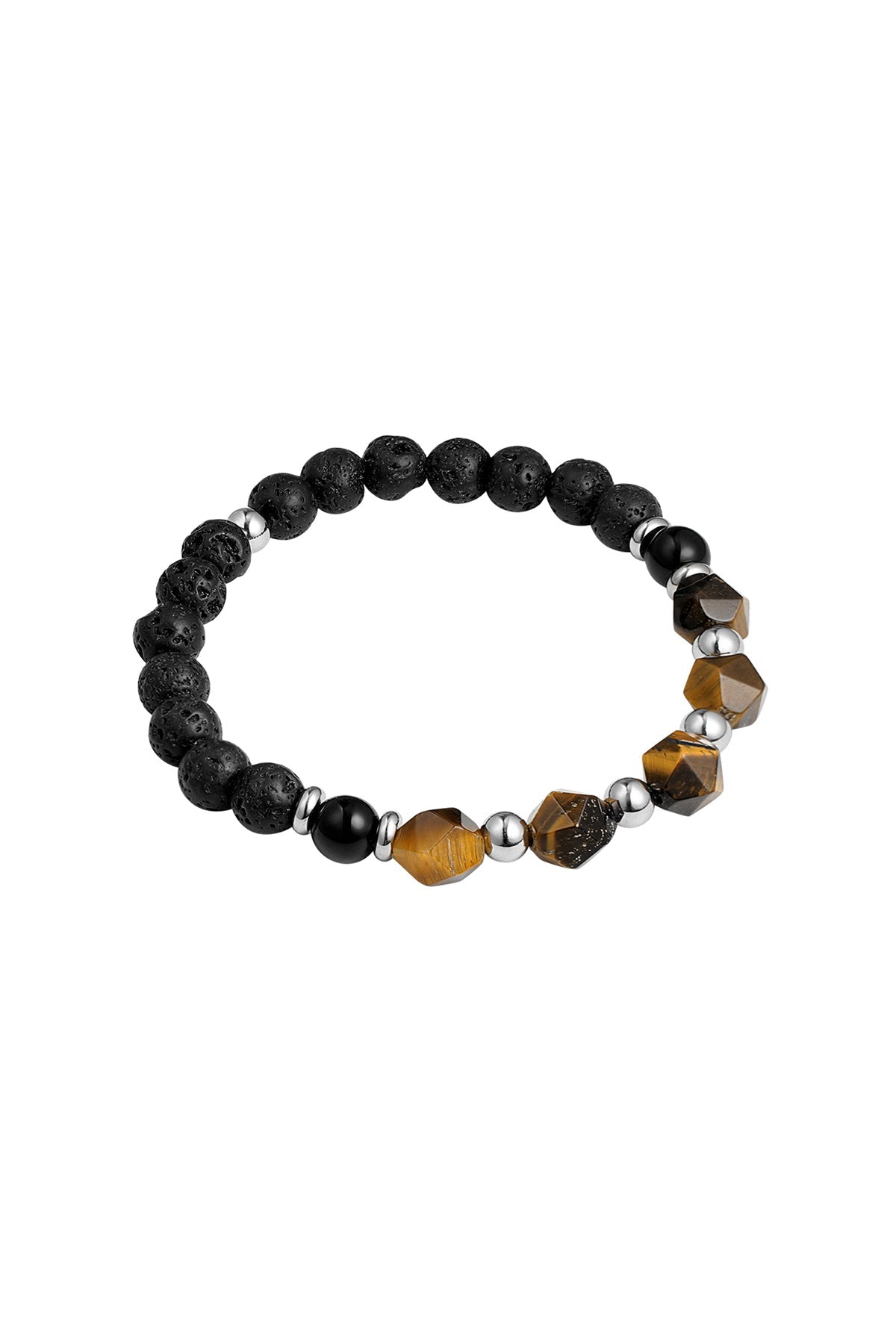 Bracelet homme perles monochrome - Apollodrop