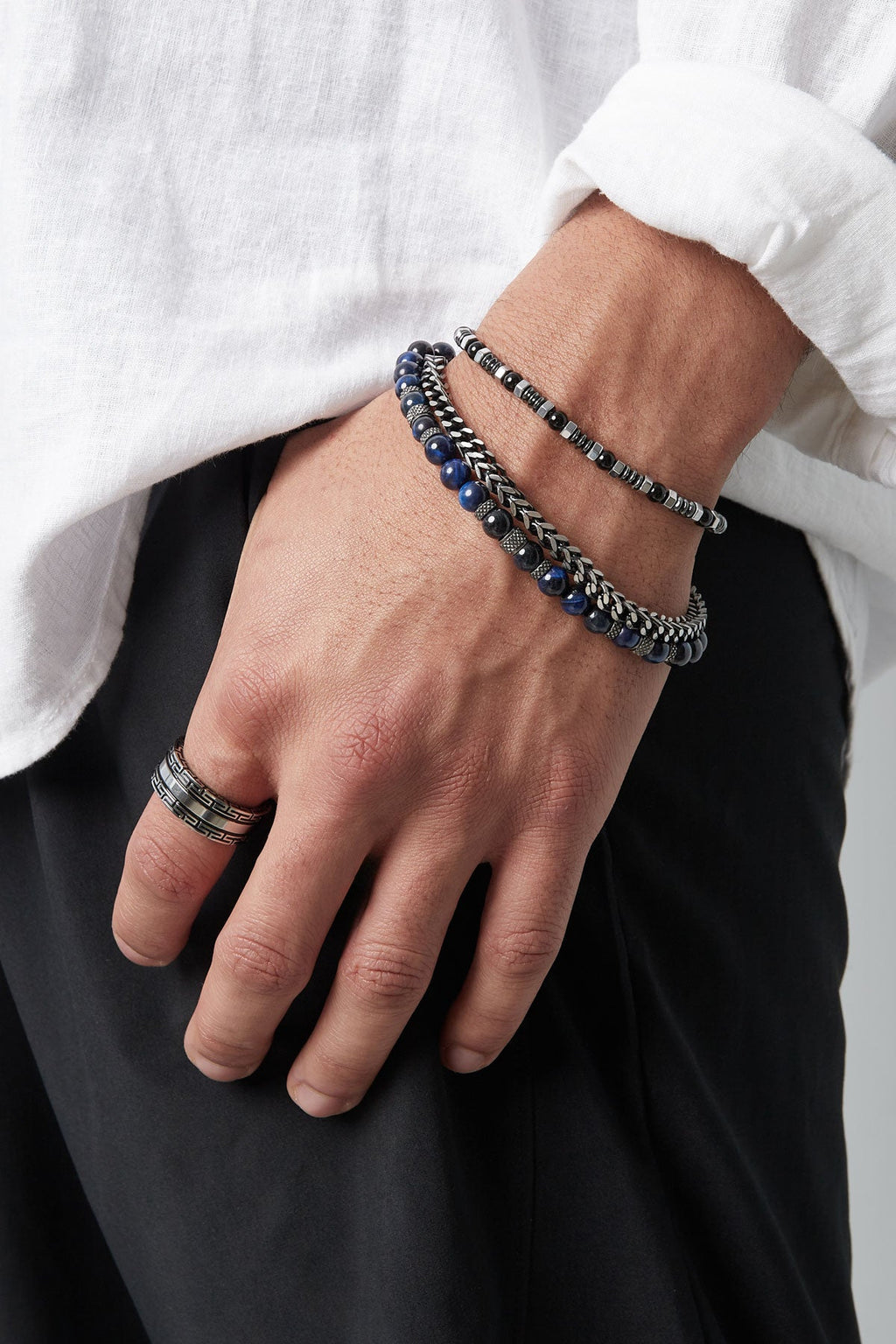 Bracelet homme perles phénix - Apollodrop