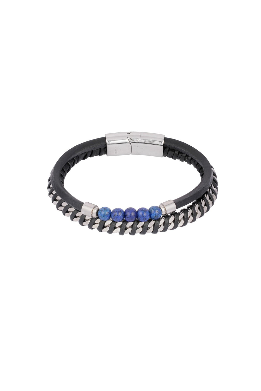 Bracelet homme sérénité - noir bleu - Apollodrop
