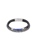 Bracelet homme sérénité - noir bleu - Apollodrop