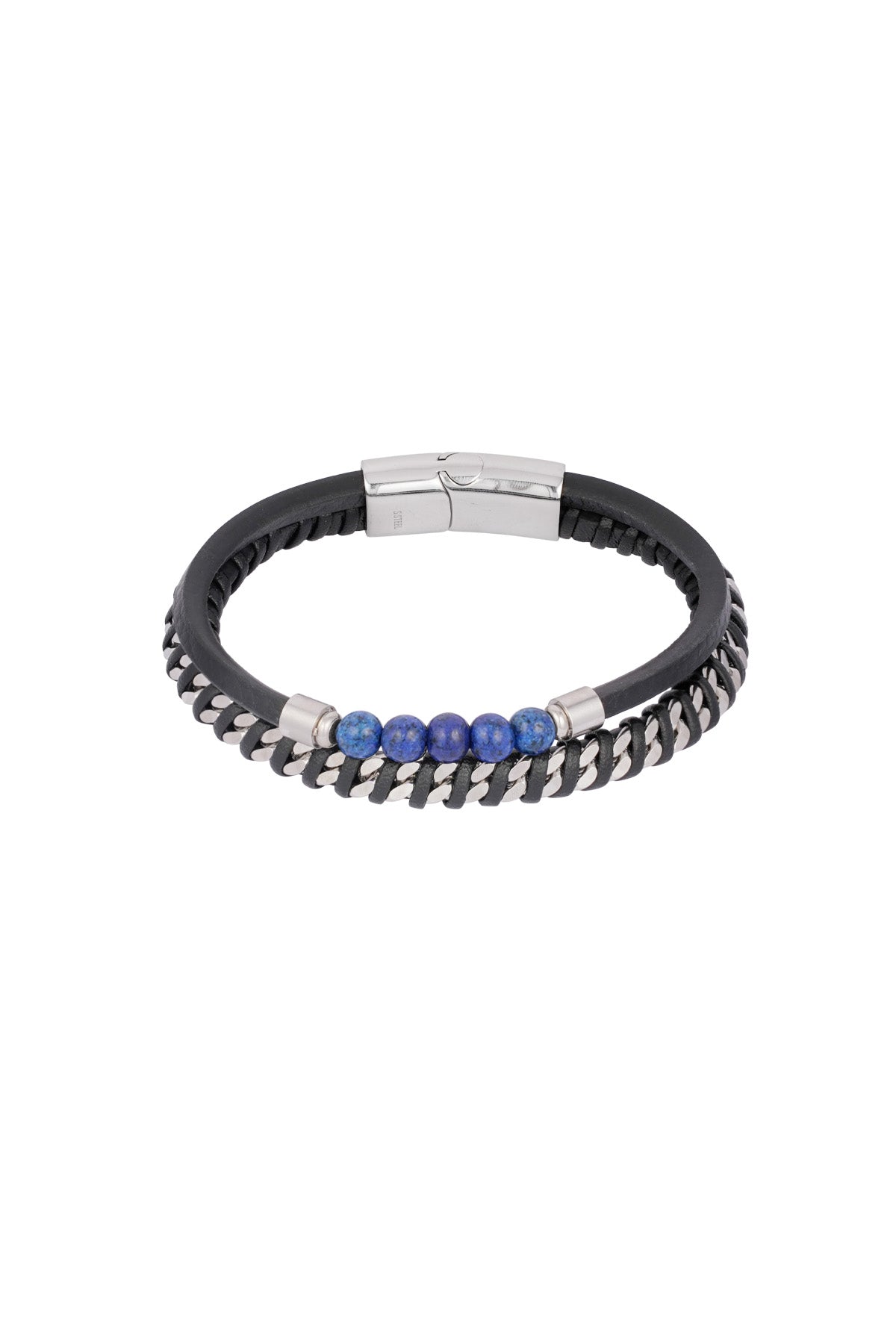 Bracelet homme sérénité - noir bleu - Apollodrop