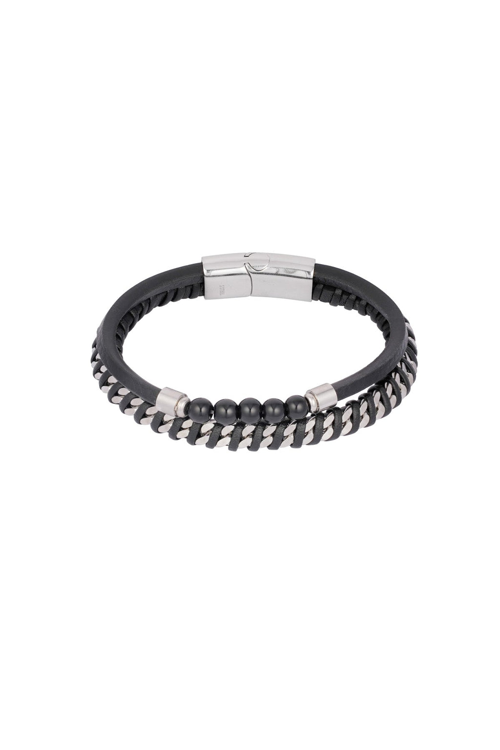 Bracelet homme sérénité - noir bleu - Apollodrop