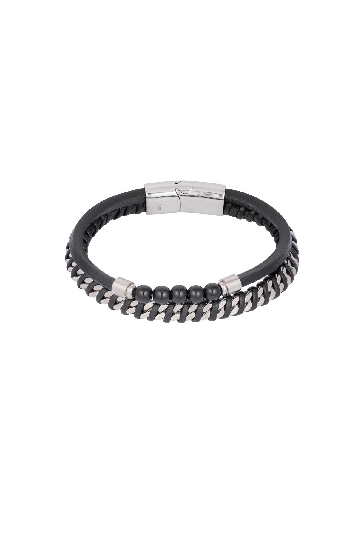Bracelet homme sérénité - noir bleu - Apollodrop