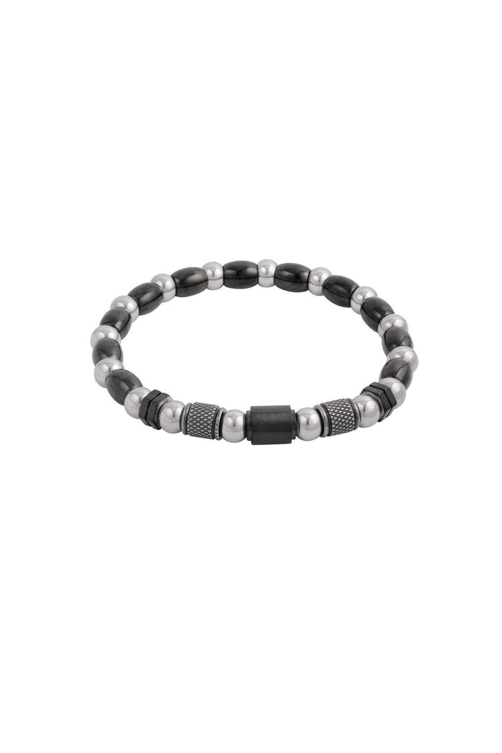 Bracelet homme zénith - argent noir - Apollodrop