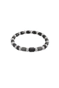 Bracelet homme zénith - argent noir - Apollodrop