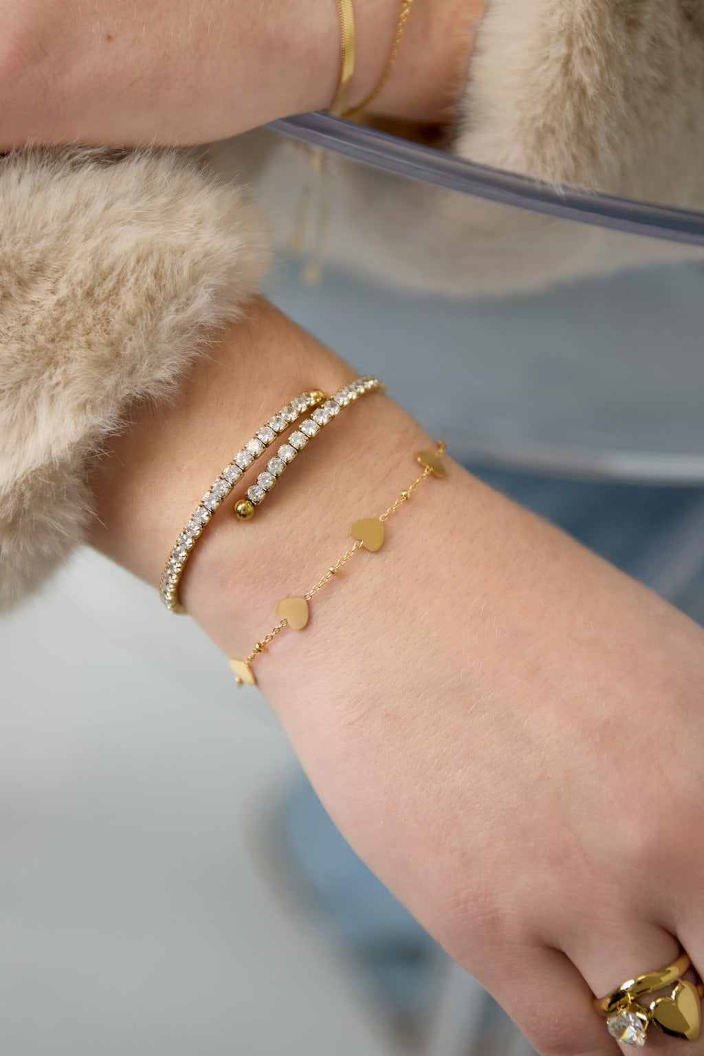 Bracelets à chaîne fine série cœur - Apollodrop