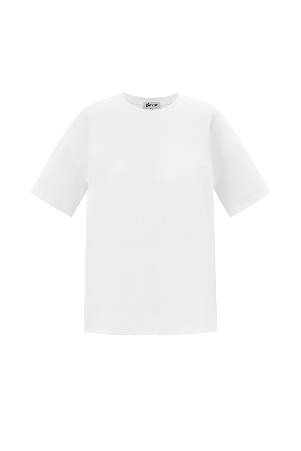 Coton Tricoté T-shirt Femme Casual Couleur Unie